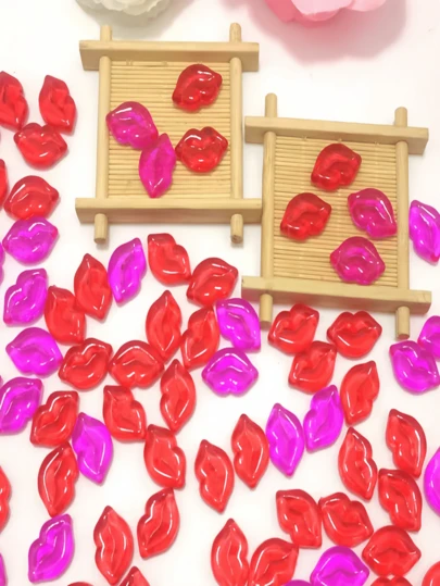 25/50 chiếc phụ kiện trang trí bình hoa hình môi, đồ trang trí hình môi lãng mạn cho Ngày Valentine, đám cưới, tiệc cưới, tiệc tùng, trang trí bàn tiệc và trang trí nhà cửa, đồ dùng thủ công tự làm và đạo cụ chụp ảnh.