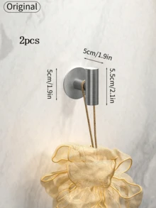 Bộ 2 móc treo áo choàng bằng thép không gỉ mới, kiểu dáng mùa xuân/hè, không cần khoan, thích hợp để treo khăn tắm, quần áo và khăn lau. Kệ phòng tắm. Quà tặng lễ Phục Sinh, quà tặng Ngày của Mẹ. - Nhiều màu - Xem 12