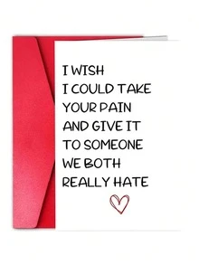 1pc Interesting Get Well Soon Card, Wishing To Ease Your Pain And Give You, Suitable As A Quick Recovery, Birthday, Holiday Gift For Friends, Family, Lovers, Sons, Daughters, Mothers, Fathers - View 7