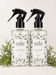 Kit Of 2 Home Sprays, 200 Ml Each, For Room Scent, Suitable For Curtains And Sheets. - 迷迭香 - 查看 1