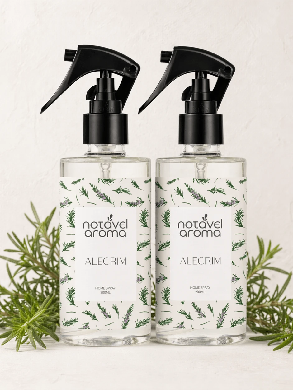 Kit Of 2 Home Sprays, 200 Ml Each, For Room Scent, Suitable For Curtains And Sheets. - 迷迭香 - 查看 1