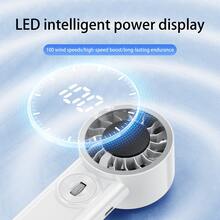 Handheld Portable Fan 100-Speed Stepless Adjustment 3600mAh Rechargeable Outdoor Cooling Small Fan Outdoor Commute Pocket Fan - Handheld - View 5