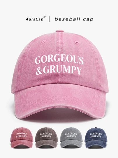A Retro Washed Hat Hats For Men Hats For Women,All-Season Spring Summer Autumn Winter Wearable Adjustable Strap Suitable For Valentine's Day Weddings Christmas School Season