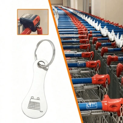 1 chiếc, Móc khóa laser hình xe đẩy siêu thị sáng tạo, Phụ kiện móc khóa chống thất lạc, Móc khóa siêu thị độc đáo, Mặt dây chuyền phụ kiện siêu thị, Móc khóa mặt dây chuyền bằng thép không gỉ, Phụ kiện xe hơi trường học, Có thể treo trên chìa khóa, ví, túi xách, ba lô, Quà tặng Giáng sinh, Trang trí nhà cửa, Quà tặng cho bạn bè, Quà tặng cho bạn thân, Quà tặng cho bạn trai và bạn gái.