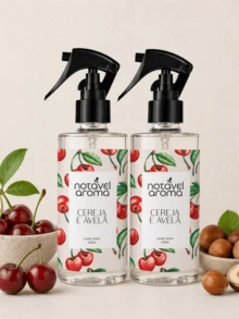 Kit Of 2 Home Sprays, 200 Ml Each, For Room Scent, Suitable For Curtains And Sheets. - 櫻桃和榛子 - 查看 1