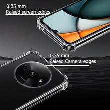Capa de telemóvel transparente anti-queda de quatro cantos 2025, capa de telemóvel resistente a choques com cobertura total de quatro lados, compatível com Xiaomi, Transsion e outros modelos, S26/S26Ultra/X5C/X5C PLUS/X8D/X7D/X9D/Nova 14/Edge 70/G57 Power/G57/G Play 2026/ 10a/ 15c 4G 173(Europa)/ 15c 171(Europa)/Poco C85/ 15 4G Europa 171mm/ 15 5G Europa 171mm/ 15 5G Global 169mm/ 15C 5G Global 171mm/ 15C 5G Europa 173mm - Claro - Ver 5