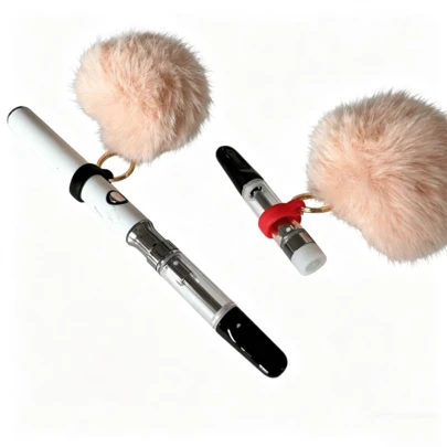 2Pcs Mixed Color Anti-Loss Non-Slip Vape Pen Charms For Pens And Vape Pens Green Leaf Charm 420 Accessory 510 Vape Battery Charm