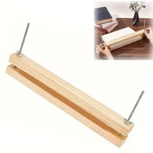 Set Of Wooden Book Binding Press With Screws, Rectangular Craft Binding Press, Home Office Durable DIY Stapler For Paper Making And Book Binding Utensils - Tree - View 1