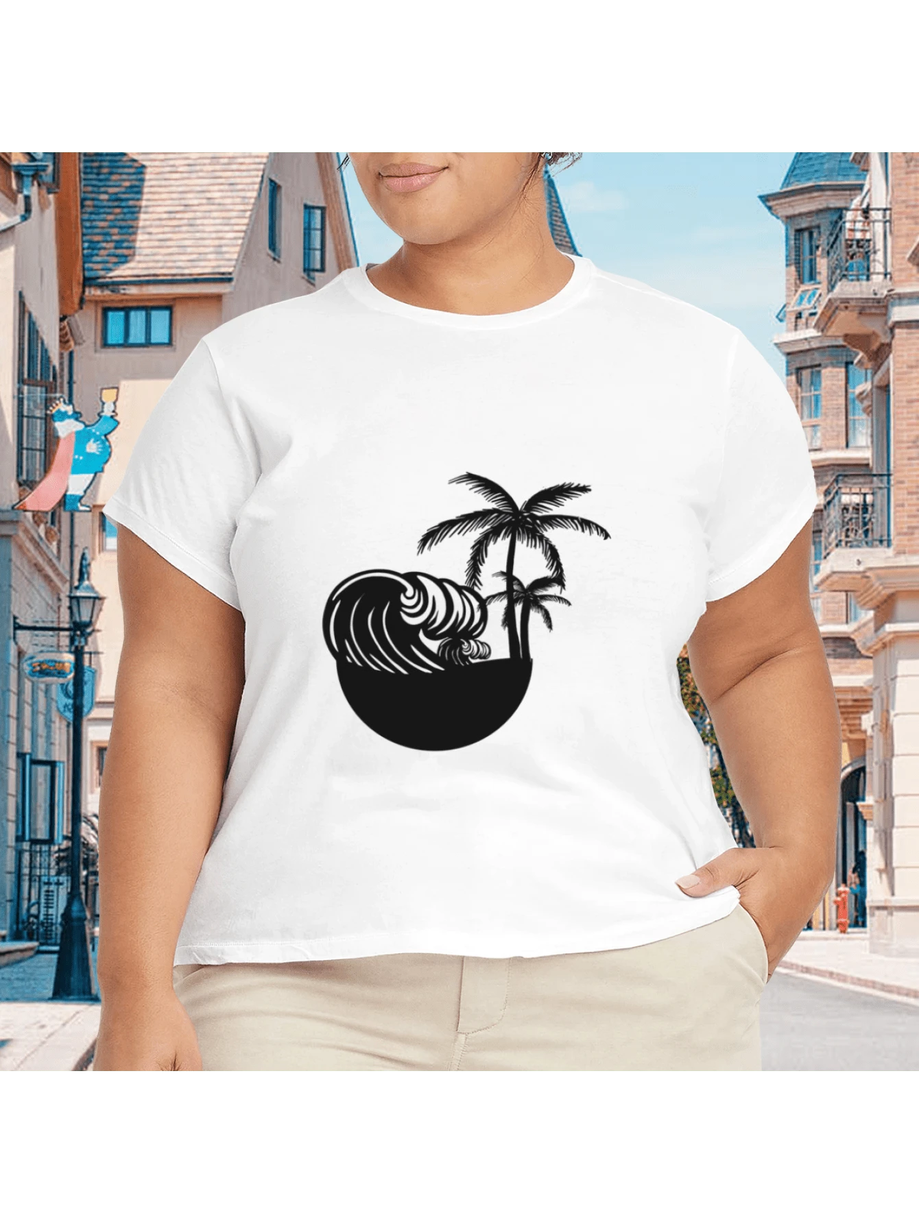 Women T-Shirts - White - View 1