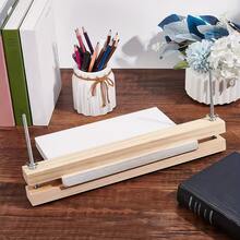 Set Of Wooden Book Binding Press With Screws, Rectangular Craft Binding Press, Home Office Durable DIY Stapler For Paper Making And Book Binding Utensils - Tree - View 4