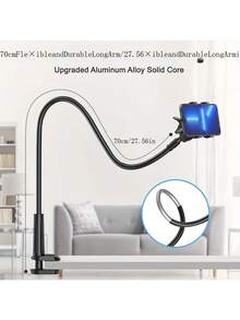 1 cái giá đỡ điện thoại/máy tính bảng xoay 360° đế xoắn ốc kiểu dáng thoải mái để cạnh giường ngủ, thích hợp cho mùa tựu trường. - Nhiều màu - Xem 5