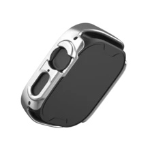 适用于 38/40/41/42/44/45/46/49mm 索尼 11/10/9/8/7/6/5/4/3/2/1 系列手机的保护壳，防震超薄硬质 PC 边框，全包式保护壳（不含屏幕保护膜），配件 - 銀色 - 查看 8
