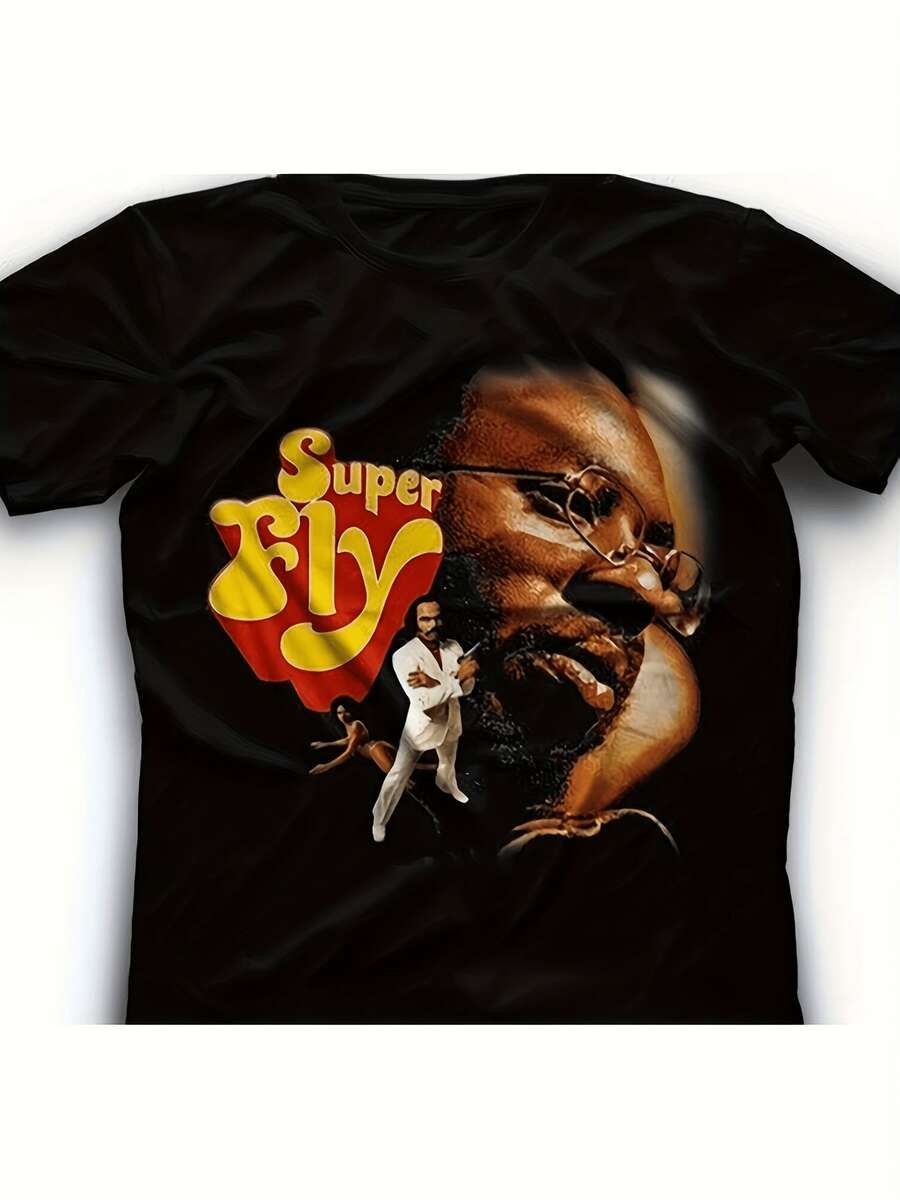 Men T-Shirts - 黑色 - 查看 1