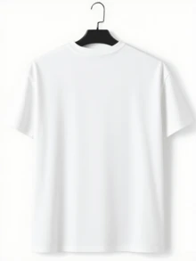 Vintage T-Shirt With  Gold Trophy Graphic - 白色 8 - 查看 2