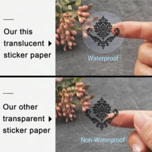 10/20 Sheets A4 65% Clear Premium Printable Vinyl Sticker Paper Self-Adhesive Sheets, 8.3 X 11.7 Inch Waterproof Dries Quickly Decal Paper For Inkjet Printer - A4 - View 6