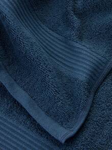 Toalla 100% Algodón Premium 500 g/m² – Ultra Suave y Alta Absorción – 70x130 / 90x150 cm – Baño, Playa o Gimnasio - Azul Marino - Ver 2