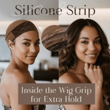 Non-Slip Wig Grip Cap With Breathable Cotton Top, Adjustable Strap Wig Headband With Internal Silicone Strip For Extra Hold, Comfort, And Hair Protection (Fits 21-24in) - View 10