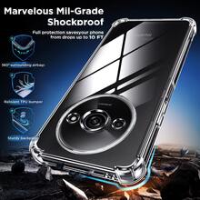 Capa de telemóvel transparente anti-queda de quatro cantos 2025, capa de telemóvel resistente a choques com cobertura total de quatro lados, compatível com Xiaomi, Transsion e outros modelos, S26/S26Ultra/X5C/X5C PLUS/X8D/X7D/X9D/Nova 14/Edge 70/G57 Power/G57/G Play 2026/ 10a/ 15c 4G 173(Europa)/ 15c 171(Europa)/Poco C85/ 15 4G Europa 171mm/ 15 5G Europa 171mm/ 15 5G Global 169mm/ 15C 5G Global 171mm/ 15C 5G Europa 173mm - Claro - Ver 6