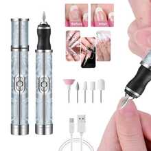 12-In-1 Electric Nail Grinder Kit, Multi-Function Nail Drill, USB Rechargeable - For Thick Nails Nail Sanding Machine, Professional 4 Speed Electric Nail File, Nail Polishing Care Shaping Tool, Beauty Manicure Tool, Women Gift, Quality Product At A Good Price - Blue - View 14