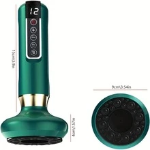 1 Adjustable Electric Cupping And Scraping Massage Device, USB Charging - Home Self-Care Equipment, Holiday Gift, Durable Material, Suitable For Full Body, Leg, Hand, Back Massage And Scraping, Suitable For Family Use, Cupping Therapy - Multicolor - View 10