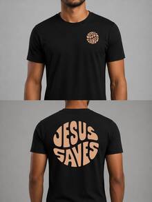 Camiseta Religiosa Jesus Saves Cristã Passagem Biblica Biblia Deus Jesus Crente Church Catolica Evangelica Camisa Blusa Unissex Masculino Feminino 100% Algodão Top Premium Streetwear Lançamento Envio Imediato Varias Cores Preto Branco!! Plus Size - Preto - Visão 4