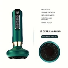 1 Adjustable Electric Cupping And Scraping Massage Device, USB Charging - Home Self-Care Equipment, Holiday Gift, Durable Material, Suitable For Full Body, Leg, Hand, Back Massage And Scraping, Suitable For Family Use, Cupping Therapy - Multicolor - View 15