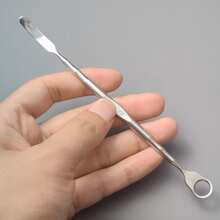 2-In-1 Blackhead Remover Tool, Stainless Steel Pore Cleaner, Facial Blackhead Extractor, Blackhead And Whitehead Removal Tool For Nose And Face, Fragrance-Free, Suitable For All Skin Types, Non-Slip Handle, Easy To Clean, Suitable For Sensitive Skin, Professional Facial Care Tool For Men And Women - Multicolor - View 4
