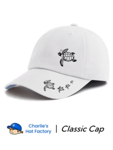 1pc Unisex Classic Baseball Cap - Sea Turtle Family Graphic Print - Multiple Colors Available - Soft Adjustable Dad Hat Suitable For Nature Lovers And Everyday Wear - Sea Turtle - View 15