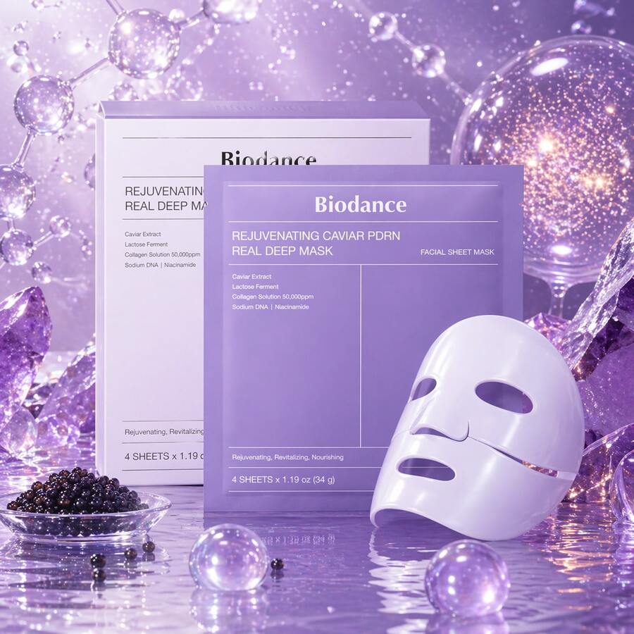 BIODANCE - FÖRYNGRANDE KAVIAR PDRN-MASK SET - PDRN (polynukleotid) - Visa 1