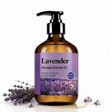 Minyak Esensial 500ml/16.9 Fl.Oz, Mengandung Minyak Esensial Jahe, Mugwort, dan Lavender, Minyak Tubuh yang Menutrisi, Tidak Berminyak, Cocok untuk Pijat Sebelum Tidur, Mandi, SPA, Cocok untuk Wajah dan Tubuh, Hadiah untuk Keluarga dan Teman - Minyak Pijat Lavender 500ml - View 4