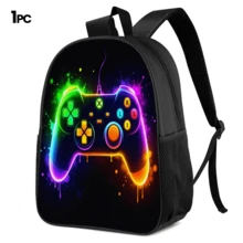 3pcs/Set Student Backpack, Messenger Bag, Pencil Case, Boys' Large Capacity Compartment Backpack, Back To School Supplies Storage, Travel Storage Bag, Suitable For School, Class, Outdoor Sports - A - View 7