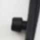 20 Black Straight Hooks