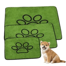 1pc Washable Dog Grass Pad - Reusable, Pet Training Artificial Turf With Non-Slip Backing. Easy To Clean Pee Pad, Suitable For Indoor/Outdoor Use. Grass Blade Length: Approx. 2 Cm. - Paw Print Grass Mat - View 8