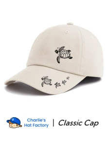 1pc Unisex Classic Baseball Cap - Sea Turtle Family Graphic Print - Multiple Colors Available - Soft Adjustable Dad Hat Suitable For Nature Lovers And Everyday Wear - Sea Turtle - View 14