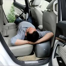 1pc Car Travel Inflatable Bed Backseat Inflatable Mattress (With Foot Pump), Suitable For Sedan & SUV Backseat - A - View 3