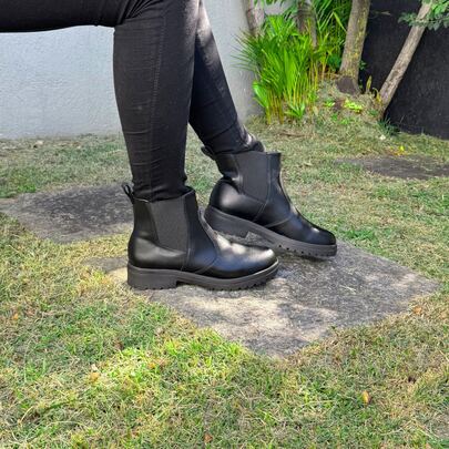  Bota Feminina Tratorada de Cano Baixo da Beira Rio - Modelo Clássico