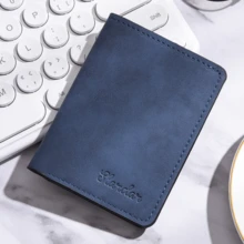 1 buah Dompet Kartu Kredit Kulit PU Ultra Tipis, Desain Ringkas, Gaya Minimalis, Dompet Saku Depan, Sempurna Untuk Pria Untuk Menyimpan Uang Tunai, Kartu Kredit, SIM, dll. - MultiWarna - View 12
