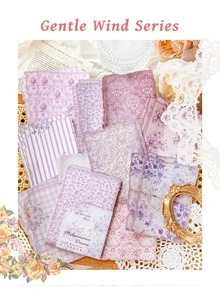 30pcs Scrapbooking Paper, Handmade Diary DIY Decoration Collage Material - MultiWarna - View 6