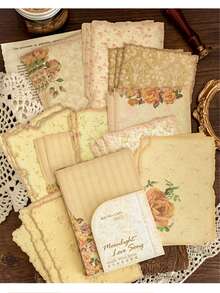 30pcs Scrapbooking Paper, Handmade Diary DIY Decoration Collage Material - MultiWarna - View 4