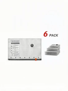 Travel Space Saving Vacuum Storage Bags, 3 Sizes Thick Leak-Proof Reusable Clothes Quilt Compression Bags, Dust Moisture Proof Wardrobe Luggage Organizer - 查看 8