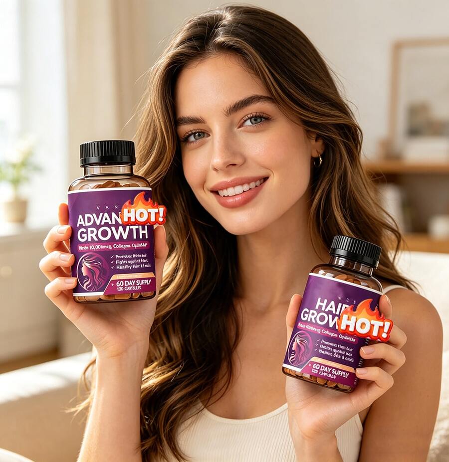 Comunvitam 2 Bottles-24-In-1 Multicomponent Health Capsules For Daily Nutritional Support, Infused With Biotin, Collagen & Natural Extracts, 120 Count Providing 2-Month Supply - 120抽*2 - 查看 1