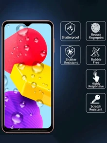 [International Version, Not Local Version] 3-Pack Of Screen Protectors, Compatible With Samsung 17 Also Compatible With IPhone 12, Includes Camera Protection. - Multicolor - View 4