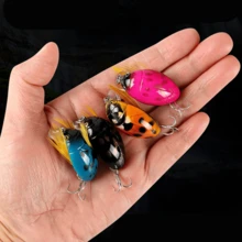 4pcs Fishing Lure Kits Insect Artificial Fishing Bait ,Catch More Fish With This Plastic Crankbait & Artificial Cicada Tackle Lure - Multicolor - View 8