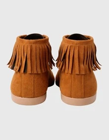 Women Mid-Calf Boots - Camel - View 3