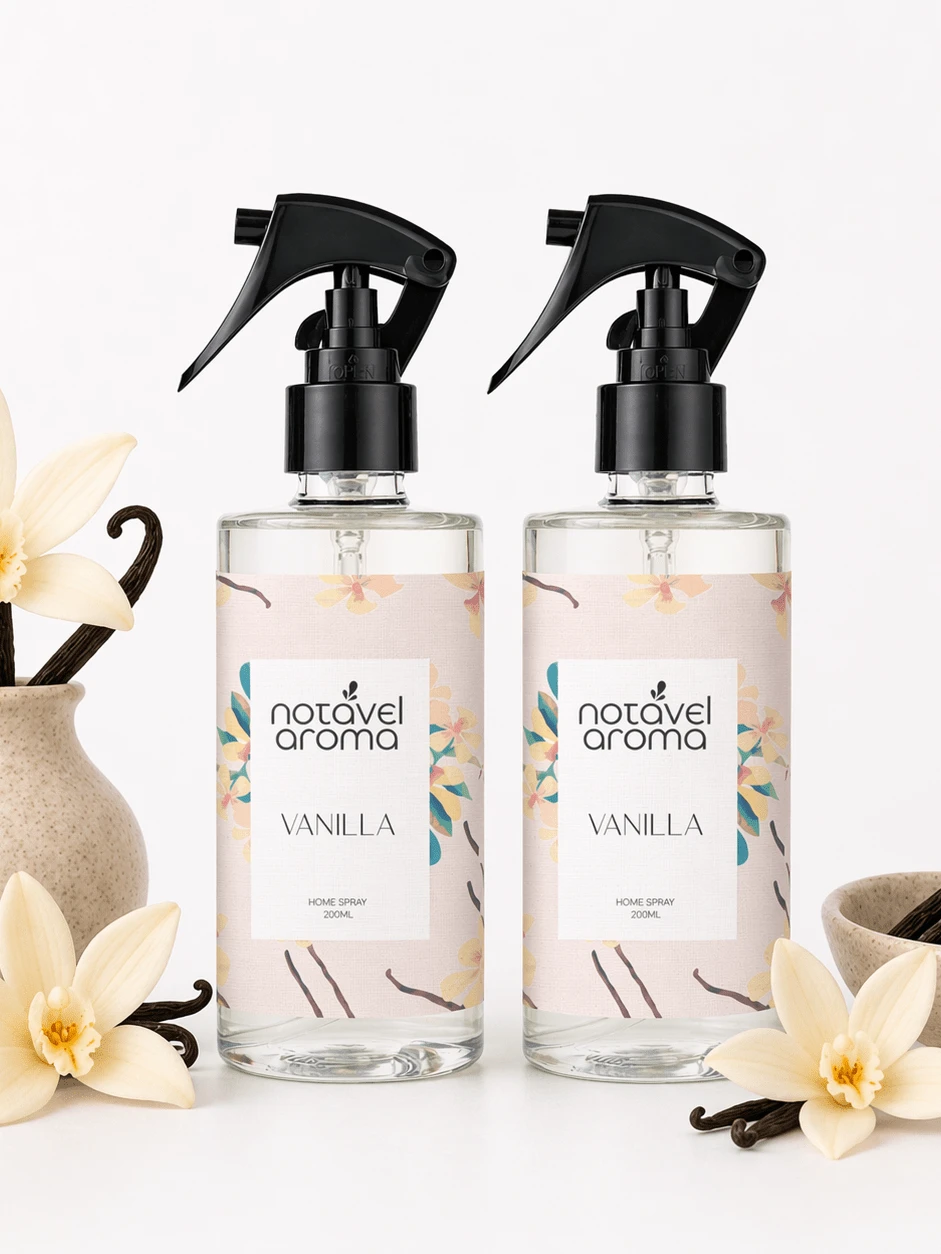 Kit Of 2 Home Sprays, 200 Ml Each, For Room Scent, Suitable For Curtains And Sheets. - 香草 - 查看 1