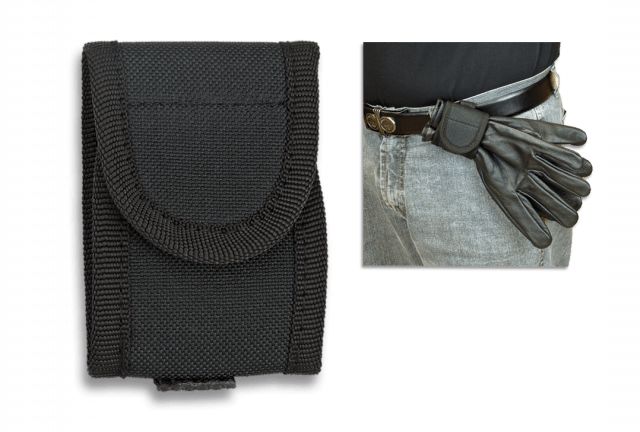  Porte-gants Dingo horizontal rembourré en nylon, taille unique, noir 34311