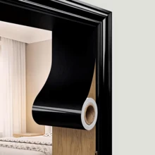 1 Roll 3.94 In X 196.85 In Window Frame Renovation Decorative Strips, Waterproof Sunshade Changeable Beautifying Film For Balcony Doors And Windows, White Pipe Decorative Sticker For Bathroom Pipe Concealment - 10cmx5m - View 6