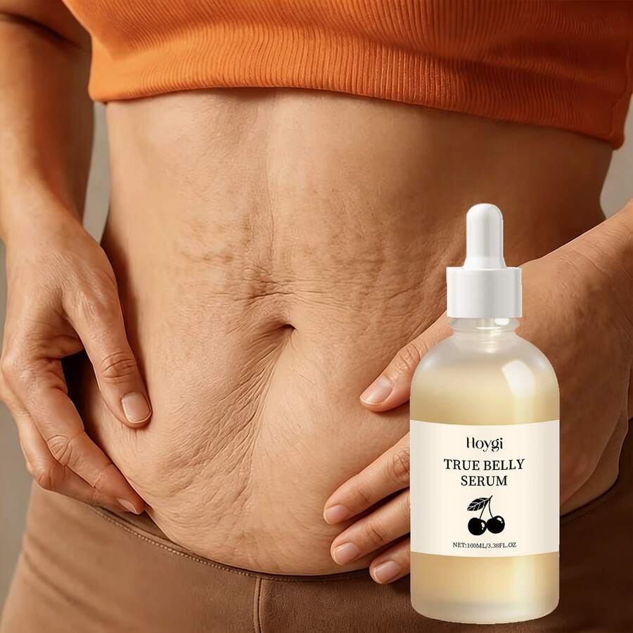 Hoygi True Belly Serum Body Firming Serum, Comfortable Massage Serum For Body Skin Care - 櫻桃 - 查看 1