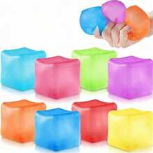 Schylling Cube - 舒缓压力、趣味十足的感官玩具，方形慢回弹软萌玩具，生日礼物 - 圣诞礼物，完美礼物 - 慢回弹软萌玩具 - 趣味解压玩具 - 彩色 - 查看 6