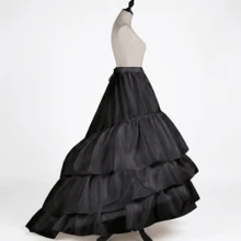 3-Layer Petticoat Underskirt With Train, For Wedding Dress, Formal Gown, Ball Gown - Multicolor - View 1